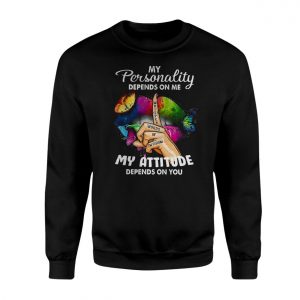 My Personality Depends on Me Attitude Colorful Lips T Shirt 3 1.jpg
