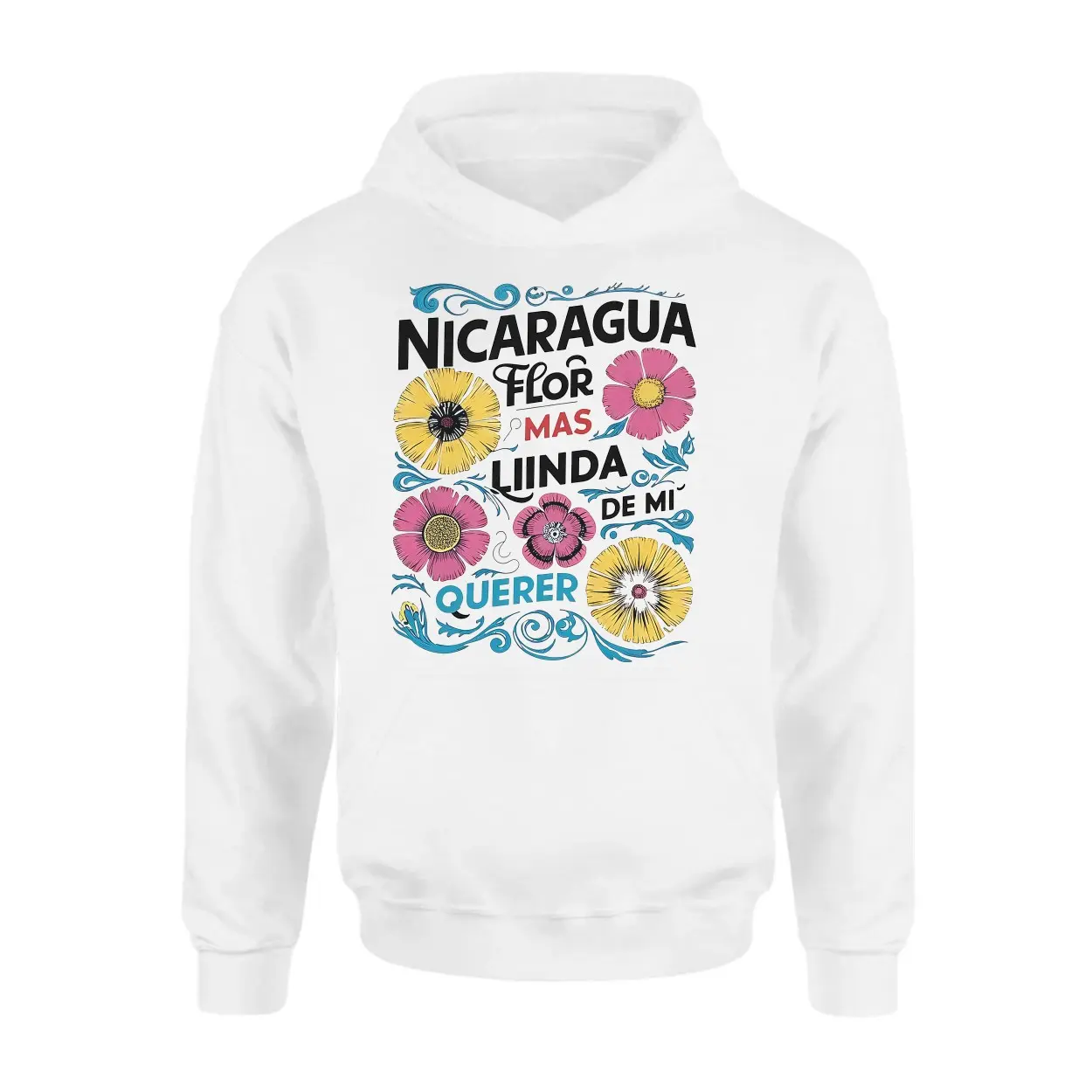Nicaragua Flor Mas Linda De Mi Querer T Shirt 2 1.jpg