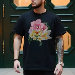 Nicaragua Tropical Flowers Travel T-Shirt 10 Nicaragua Tropical Flowers Travel T Shirt 4 1.jpg