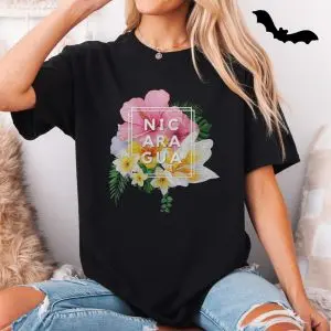 Nicaragua Tropical Flowers Travel T-Shirt 11 Nicaragua Tropical Flowers Travel T Shirt 5 1.jpg