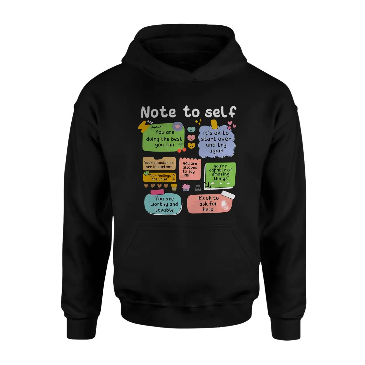 Note to Self Positive Affirmations Motivational T Shirt 2 1.jpg