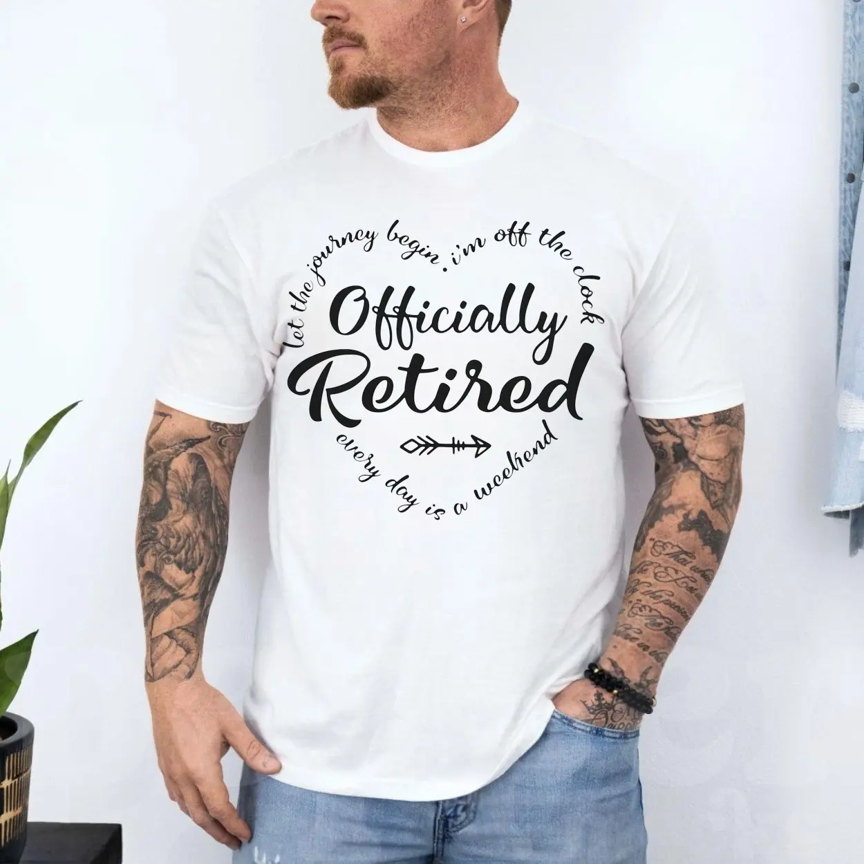 Officially Retired Every Day Is a Weekend T Shirt 4 1.jpg