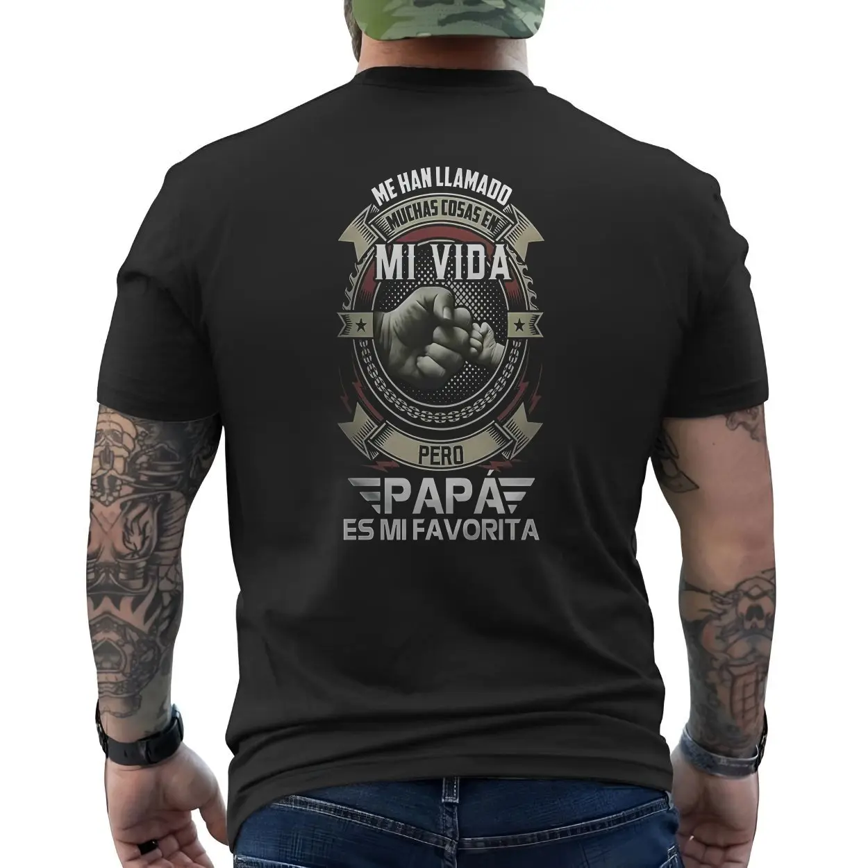 Papa Es Mi Favorita Spanish Fathers Day T Shirt 6 1.jpg
