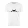 Peeking Black Cat with Big Eyes Cute T-Shirt 14 Peeking Black Cat with Big Eyes Cute T Shirt 1 1.jpg