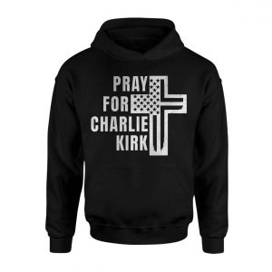 Pray for Charlie Kirk Christian Cross T Shirt 2 1.jpg