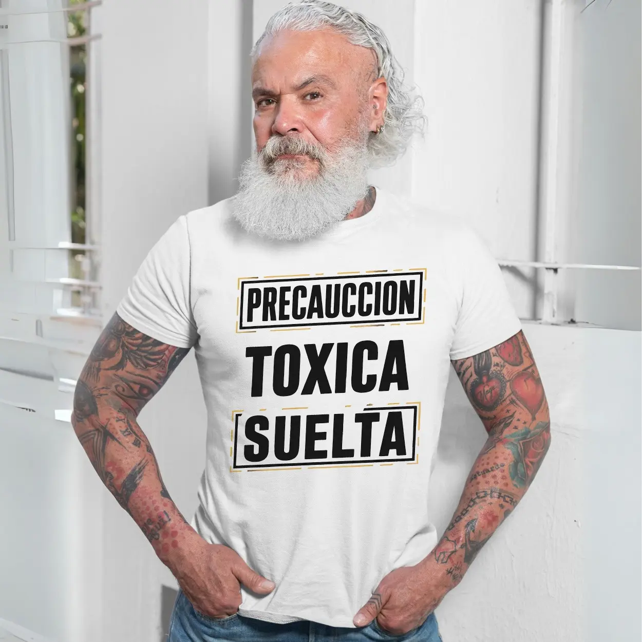 Precaucion Toxica Suelta T Shirt Funny Spanish Humor Tee 7 1.jpg