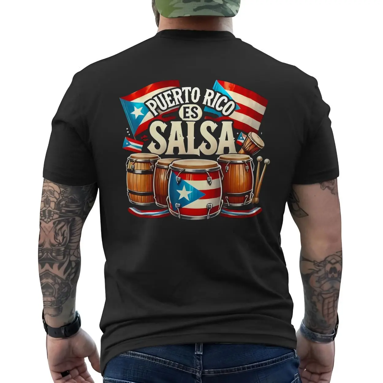 Puerto Rico Es Salsa Music T Shirt 6 1.jpg