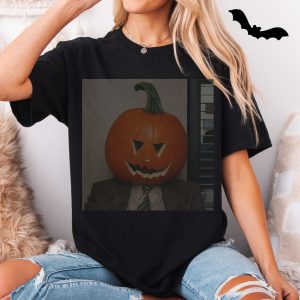 Pumpkin Head Halloween Office Meme T Shirt 5 1.jpg