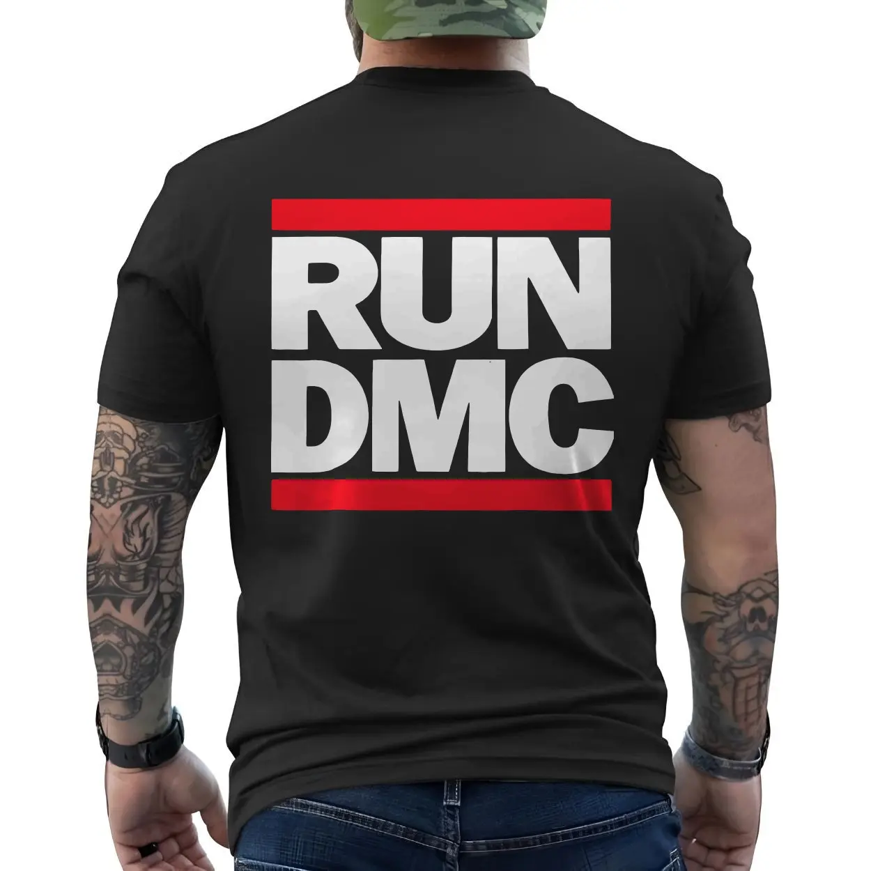 RUN DMC Classic Logo Hip Hop T Shirt 6 1.jpg