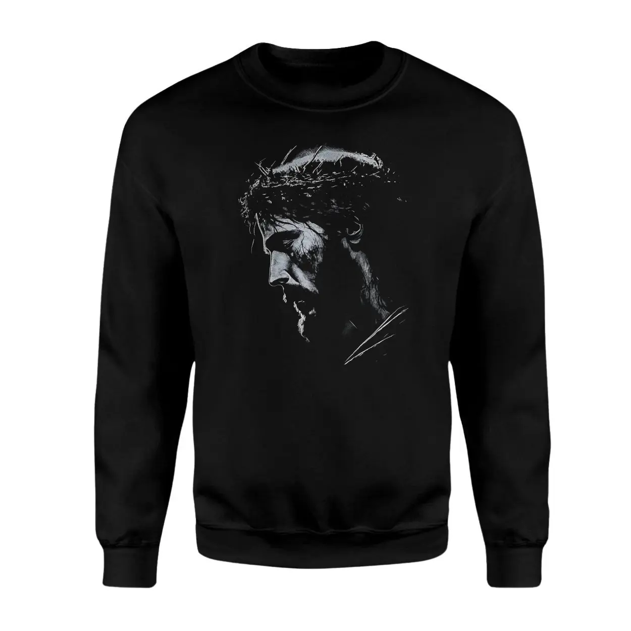 Religious Jesus Crown of Thorns Graphic T Shirt 3 1.jpg