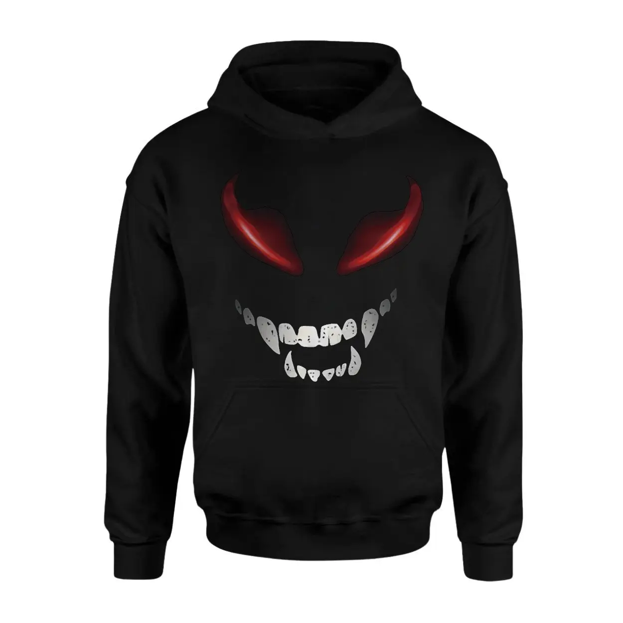 Scary Red Eyes Evil Smile Halloween T Shirt 2 1.jpg