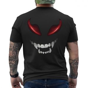 Scary Red Eyes Evil Smile Halloween T Shirt 6 1.jpg