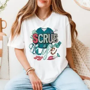 Scrub Life Nurse Medical Uniform Graphic T-Shirt 11 Scrub Life Nurse Medical Uniform Graphic T Shirt 5 1.jpg
