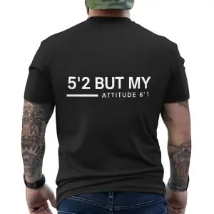 Short Girl Tall Attitude T-Shirt 12 Short Girl Tall Attitude T Shirt 6 1.jpg