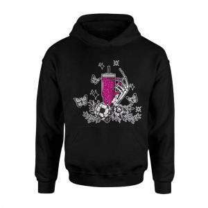 Skeleton Hand Glitter Drink Floral Gothic T Shirt 2 1.jpg