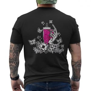 Skeleton Hand Glitter Drink Floral Gothic T Shirt 6 1.jpg