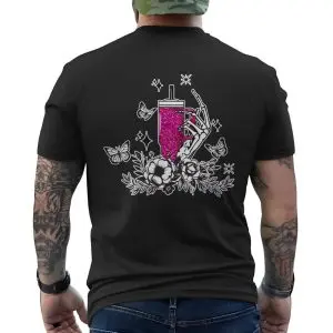 Skeleton Hand Glitter Drink Floral Gothic T-Shirt 12 Skeleton Hand Glitter Drink Floral Gothic T Shirt 6 1.jpg