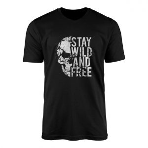 Stay Wild and Free Skull Graphic T shirt 1 1.jpg