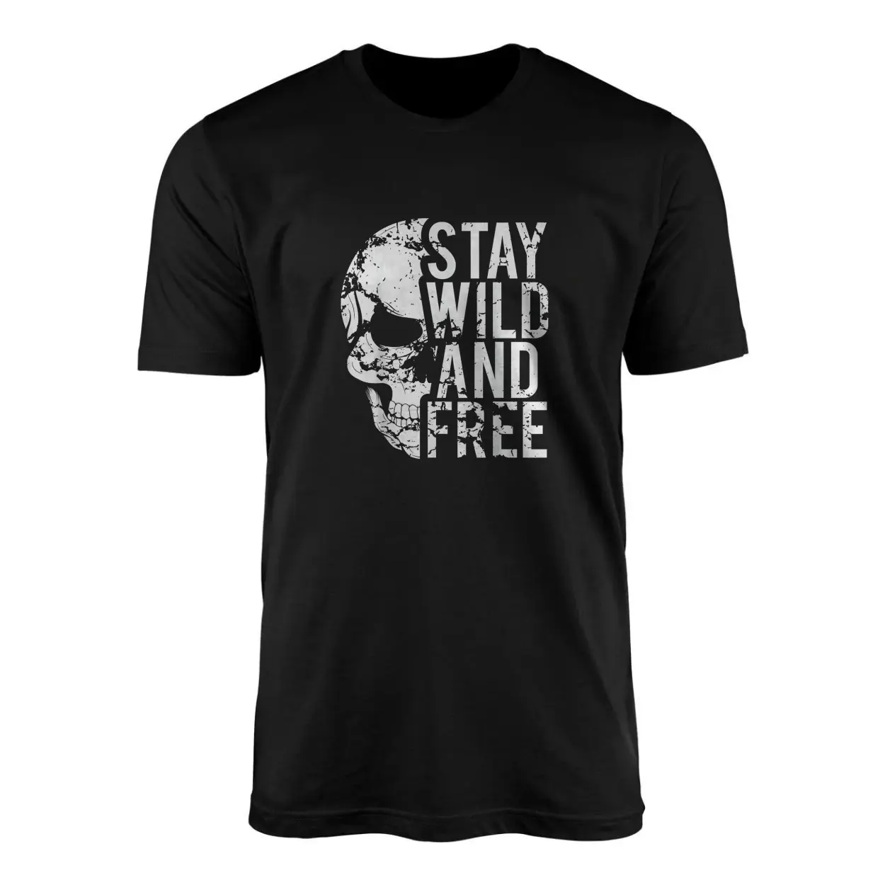 Stay Wild and Free Skull Graphic T-shirt 1 Stay Wild and Free Skull Graphic T shirt 1 1.jpg