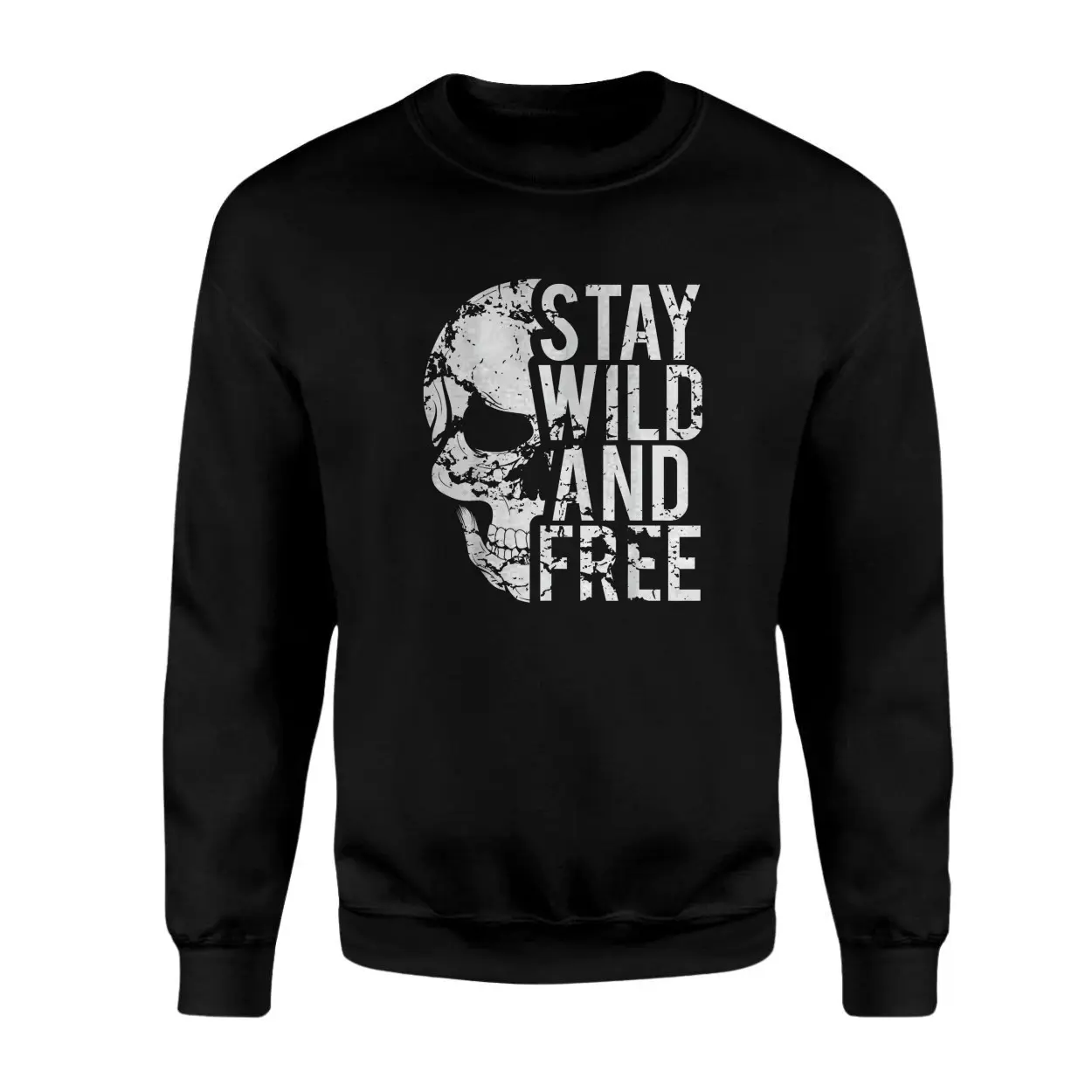 Stay Wild and Free Skull Graphic T-shirt 3 Stay Wild and Free Skull Graphic T shirt 3 1.jpg