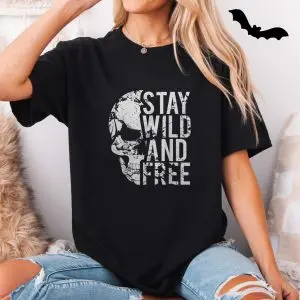 Stay Wild and Free Skull Graphic T-shirt 11 Stay Wild and Free Skull Graphic T shirt 5 1.jpg