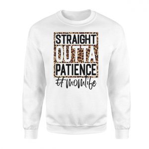 Straight Outta Patience Leopard Print Momlife T Shirt 3 1.jpg