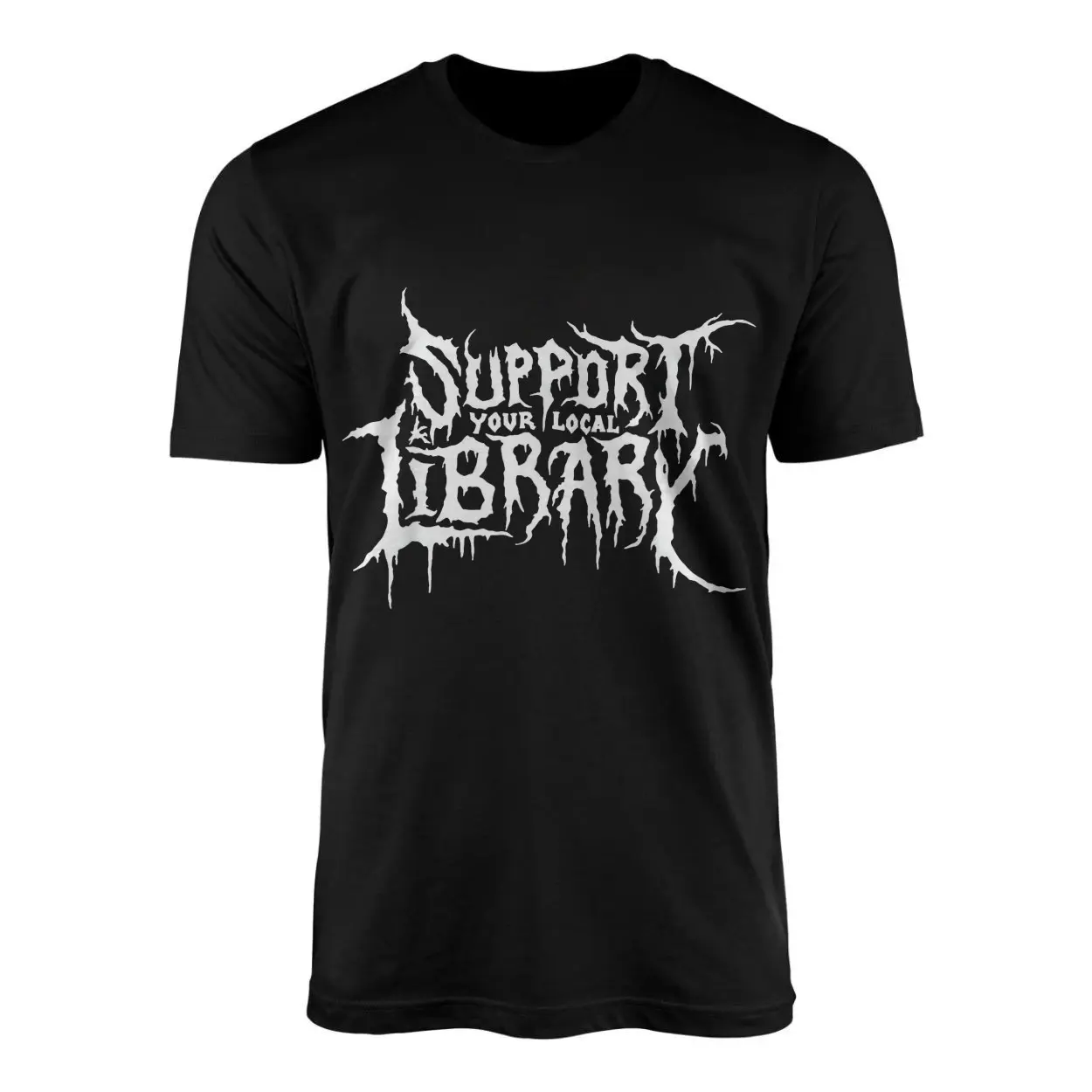 Support Your Local Library Metal Band Style T-Shirt 1 Support Your Local Library Metal Band Style T Shirt 1 1.jpg