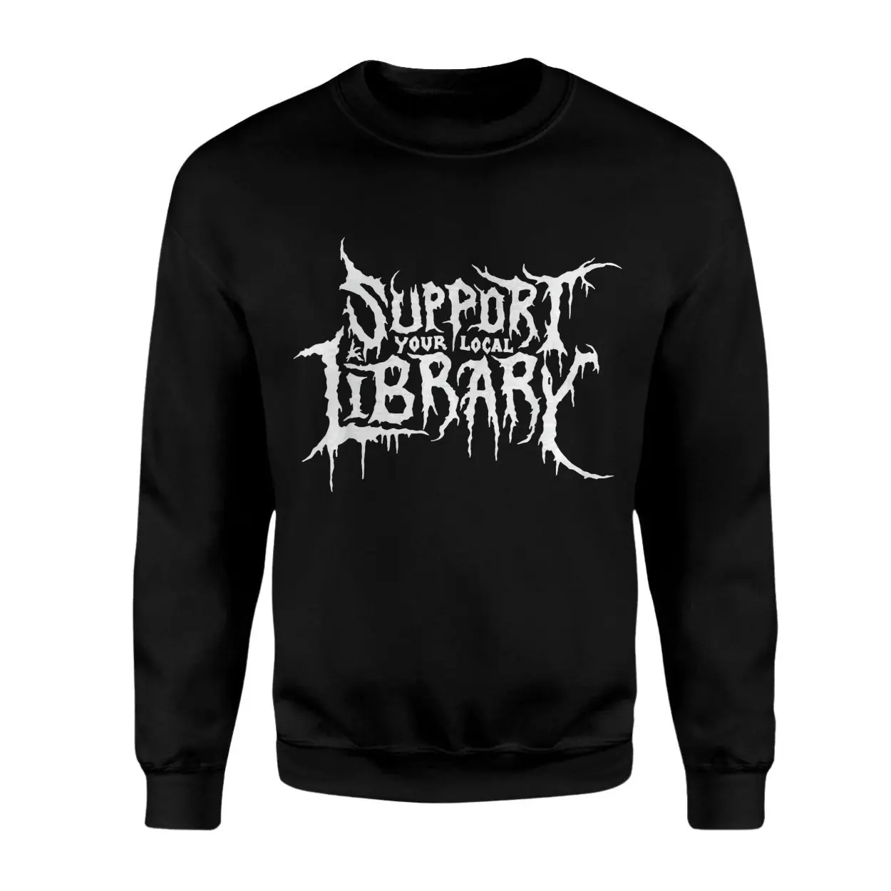 Support Your Local Library Metal Band Style T-Shirt 3 Support Your Local Library Metal Band Style T Shirt 3 1.jpg