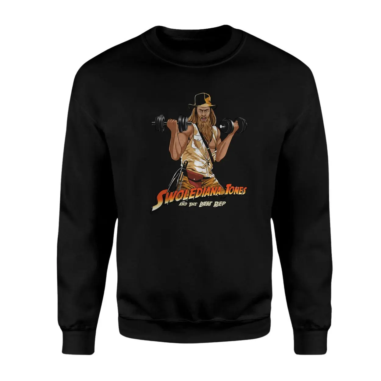 Swolediana Jones Gym Parody T-Shirt for Fitness and Humor Fans 3 Swolediana Jones Gym Parody T Shirt for Fitness and Humor Fans 3 1.jpg