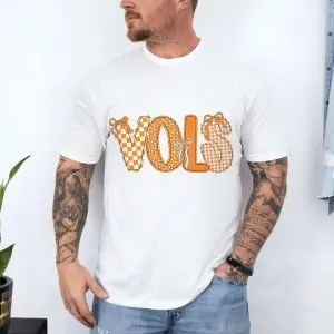 Tennessee Vols Checkerboard Pattern T-Shirt 10 Tennessee Vols Checkerboard Pattern T Shirt 4 1.jpg