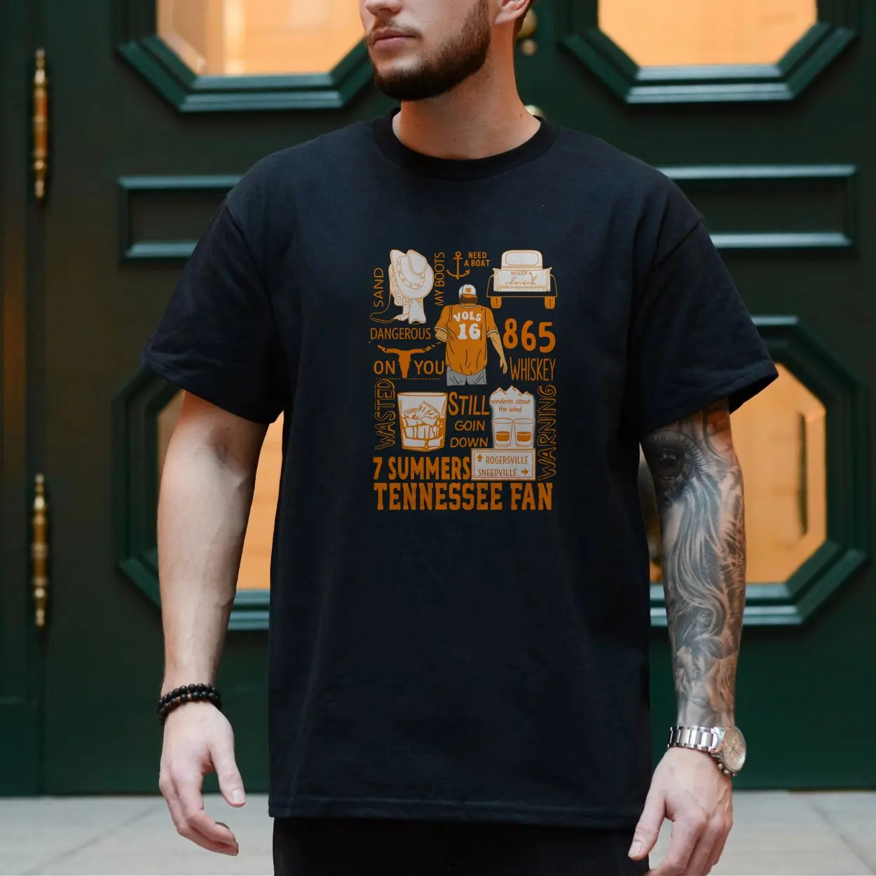 Tennessee Vols Fan T-Shirt with Whiskey and Country Music Tee 4 Tennessee Vols Fan T Shirt with Whiskey and Country Music Tee 4 1.jpg