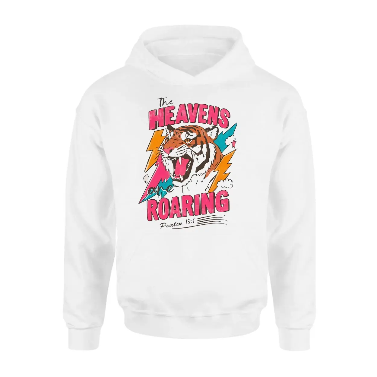 The Heavens Are Roaring Tiger Psalm 19 1 Christian T Shirt 2 1.jpg