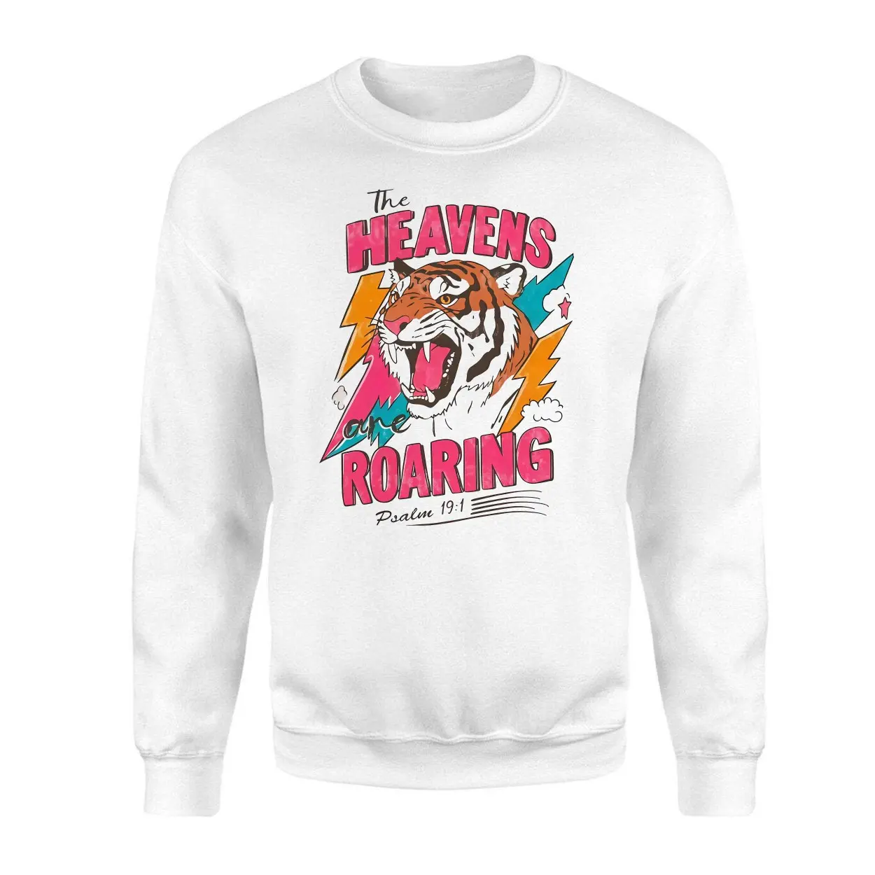 The Heavens Are Roaring Tiger Psalm 19 1 Christian T Shirt 3 1.jpg