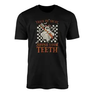 Trick or Treat Brush Your Teeth Ghost Halloween T Shirt 1 1.jpg