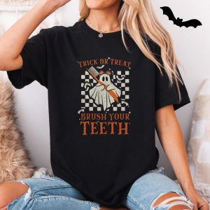 Trick or Treat Brush Your Teeth Ghost Halloween T Shirt 5 1.jpg