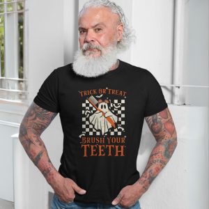 Trick or Treat Brush Your Teeth Ghost Halloween T Shirt 7 1.jpg