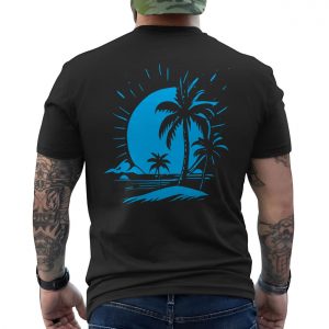 Tropical Palm Tree Sunset Beach Graphic T Shirt 6 1.jpg