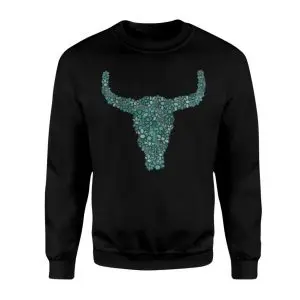 Turquoise Stone Bull Skull Western Graphic T-Shirt 9 Turquoise Stone Bull Skull Western Graphic T Shirt 3 1.jpg