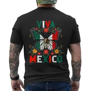 Viva Mexico Butterfly T-Shirt Mexican Flag Independence Tee 12 Viva Mexico Butterfly T Shirt Mexican Flag Independence Tee 6 1.jpg