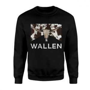 Wallen Western Longhorn Skull Graphic T Shirt 3 1.jpg