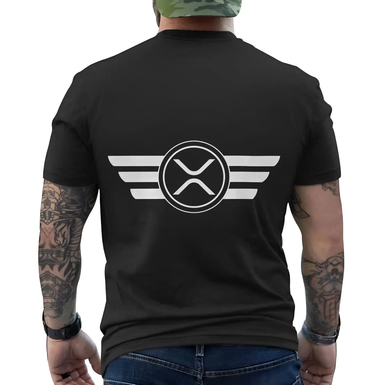 XRP Wings Logo T Shirt Cryptocurrency Fan Crypto Merch Tee 6 1.jpg