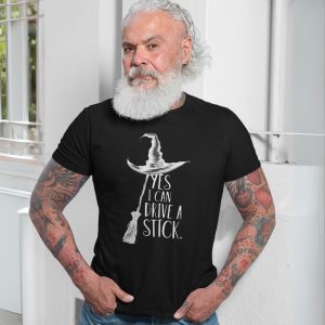 Yes I Can Drive A Stick T Shirt Funny Witch Halloween Tee 7 1.jpg