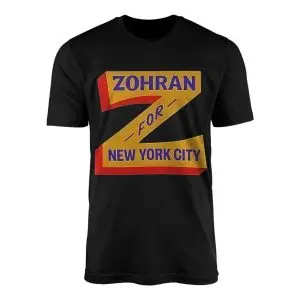 Zohran for New York City Campaign Support T Shirt 1 1.jpg