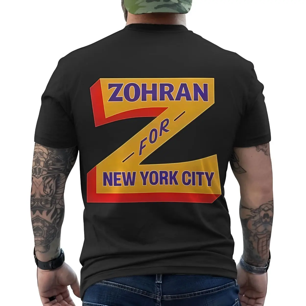 Zohran for New York City Campaign Support T Shirt 6 1.jpg