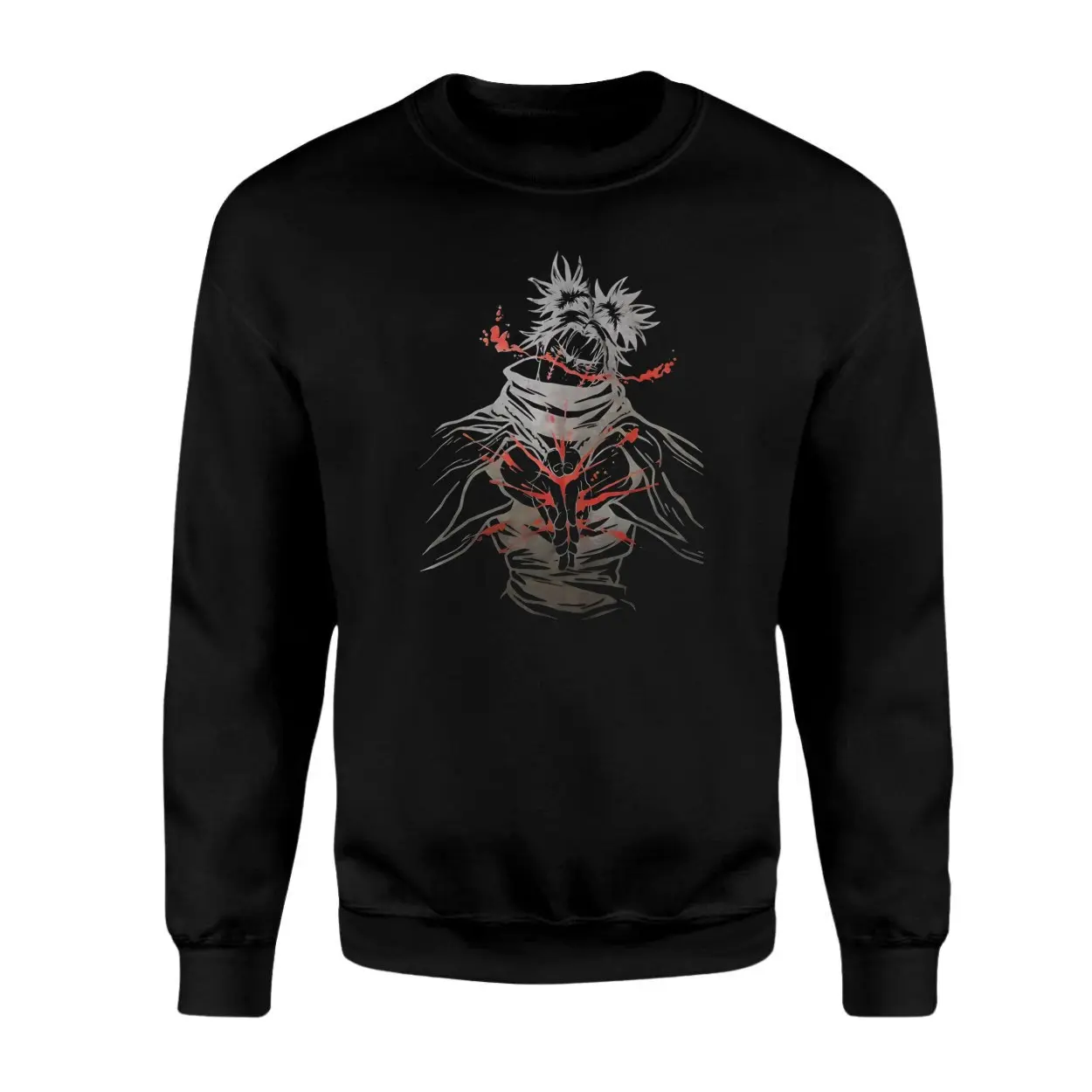 Anime Dark Magic Power Red Energy Graphic T Shirt 3 1.jpg
