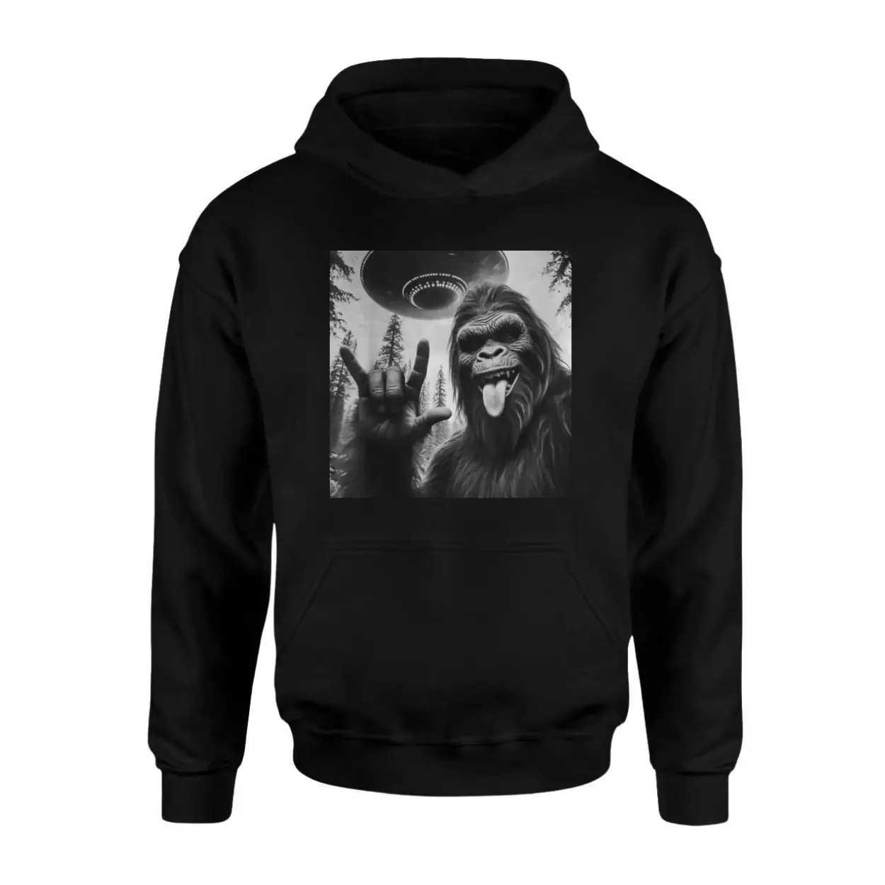 Bigfoot Alien UFO Funny Cryptid T Shirt 2 1.jpg