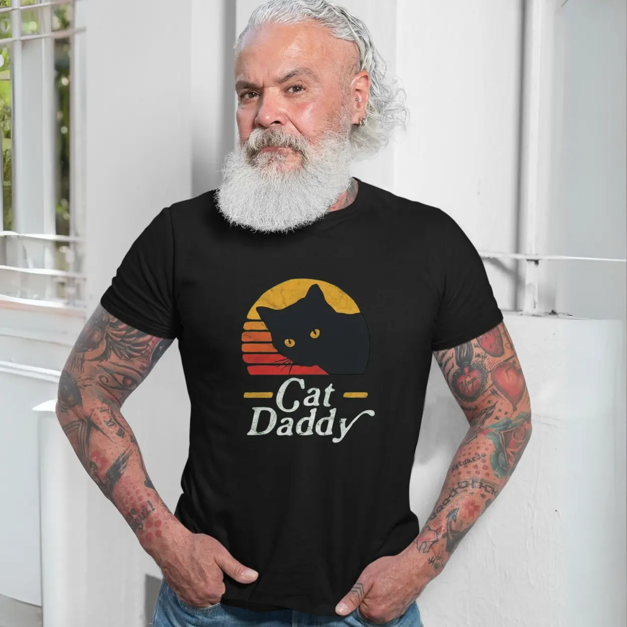 Cat Daddy Vintage Retro Cat Lover T Shirt 7 1.jpg