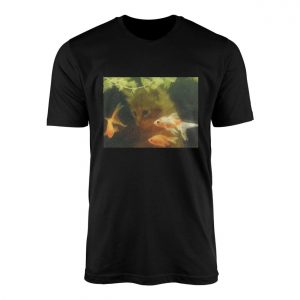 Cat Watching Goldfish Aquarium T Shirt 1 1.jpg