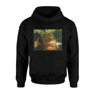 Cat Watching Goldfish Aquarium T Shirt 2 1.jpg