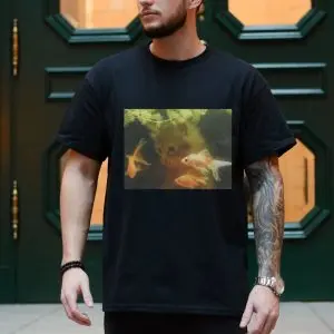 Cat Watching Goldfish Aquarium T-Shirt 9 Cat Watching Goldfish Aquarium T Shirt 4 1.jpg